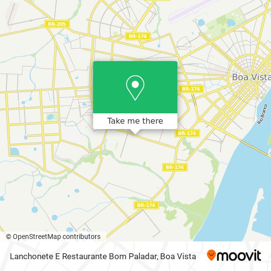 Lanchonete E Restaurante Bom Paladar map