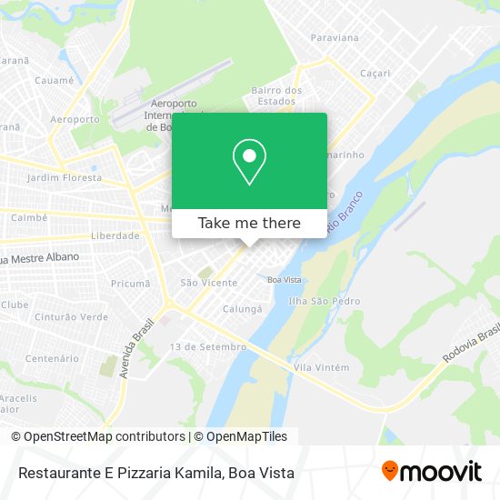 Restaurante E Pizzaria Kamila map