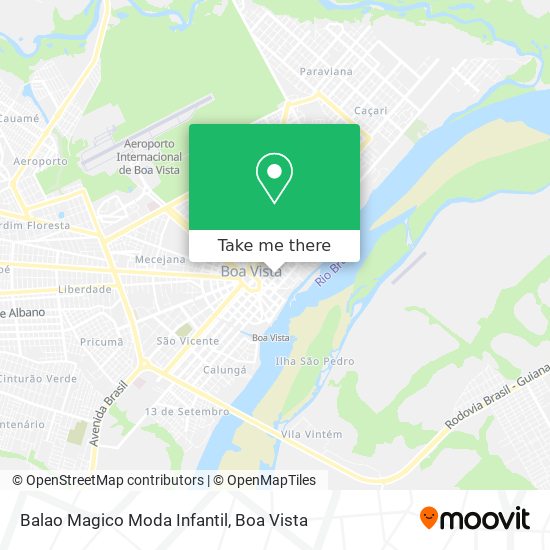 Balao Magico Moda Infantil map