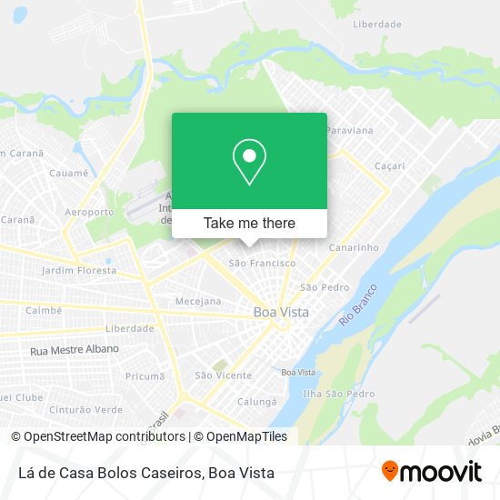 Lá de Casa Bolos Caseiros map