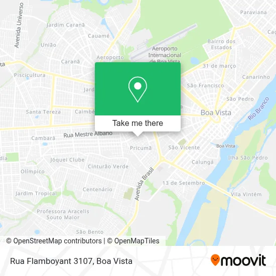 Rua Flamboyant 3107 map