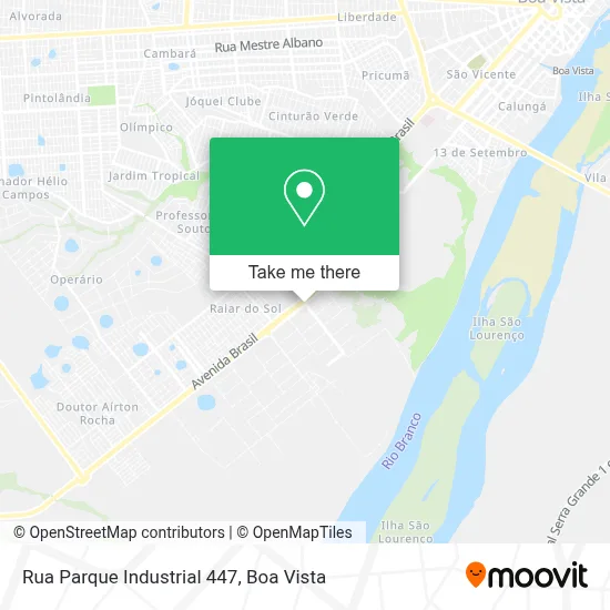 Rua Parque Industrial 447 map