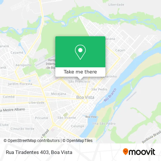 Rua Tiradentes 403 map