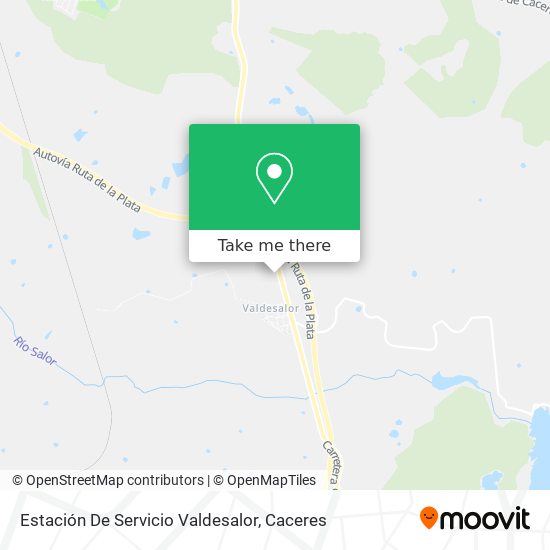 Estación De Servicio Valdesalor map