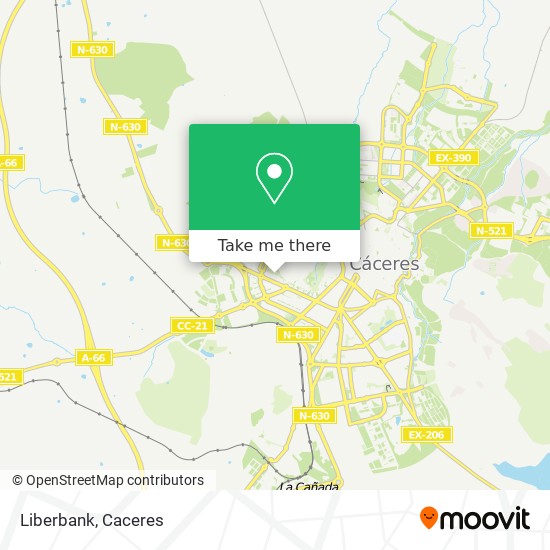 Liberbank map