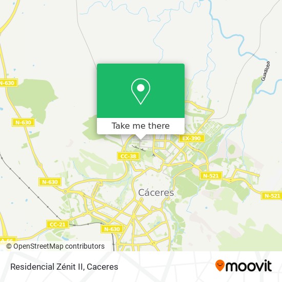 mapa Residencial Zénit II