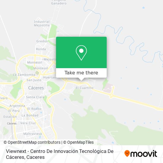 Viewnext - Centro De Innovación Tecnológica De Cáceres map