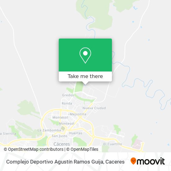 Complejo Deportivo Agustín Ramos Guija map