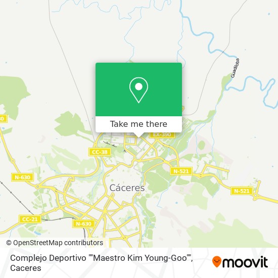 Complejo Deportivo ""Maestro Kim Young-Goo"" map