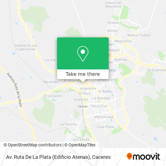 Av. Ruta De La Plata (Edificio Atenas) map