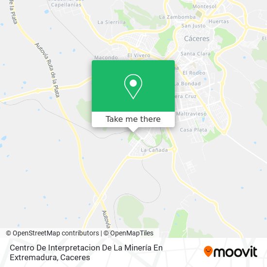 Centro De Interpretacion De La Minería En Extremadura map