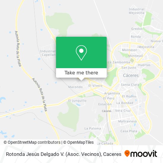 Rotonda Jesús Delgado V. (Asoc. Vecinos) map