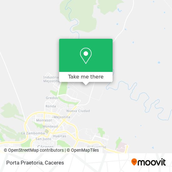 Porta Praetoria map