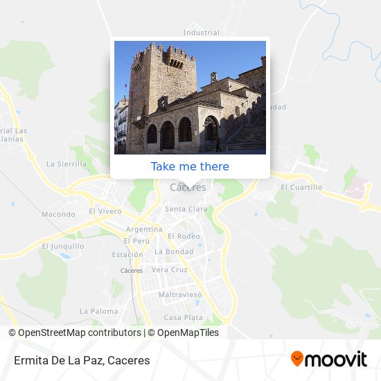 Ermita De La Paz map