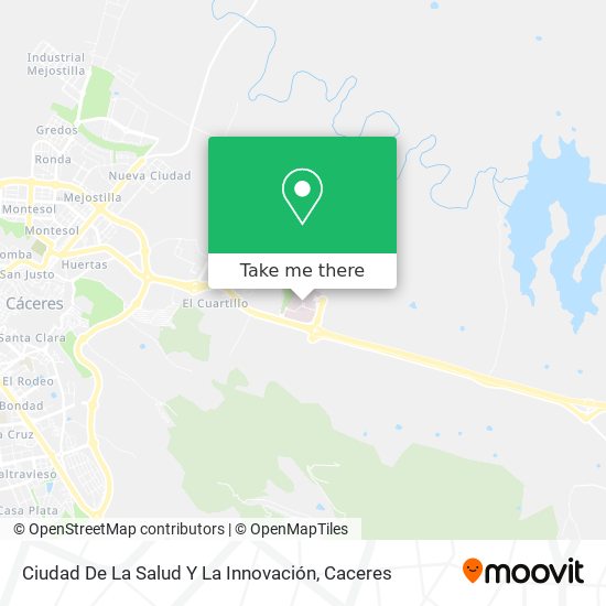 Ciudad De La Salud Y La Innovación map