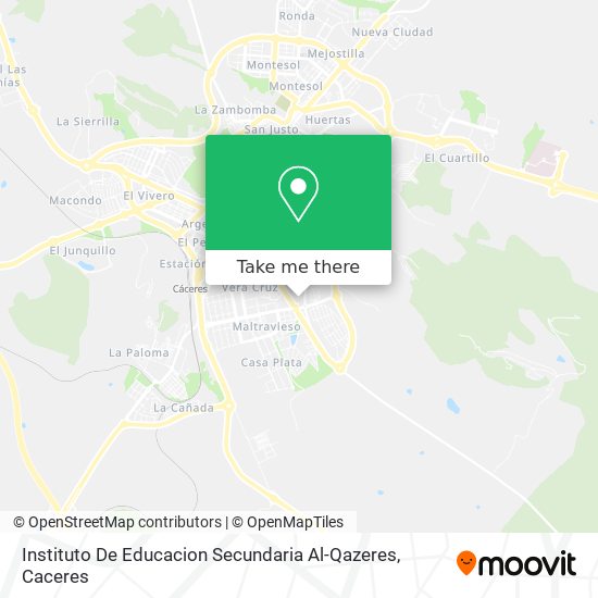 Instituto De Educacion Secundaria Al-Qazeres map