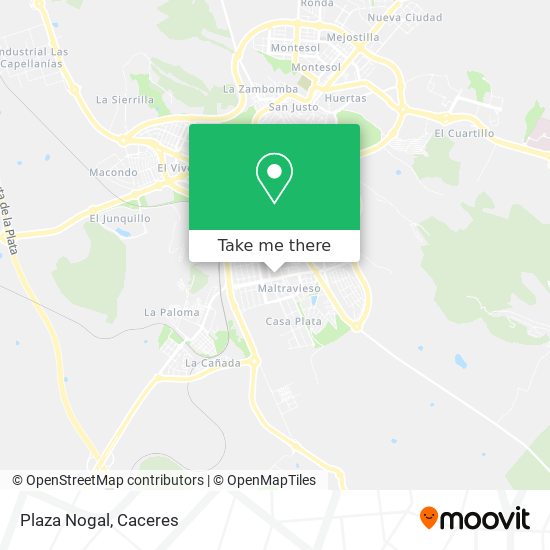 Plaza Nogal map
