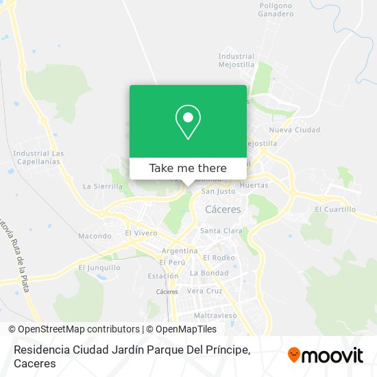 Residencia Ciudad Jardín Parque Del Príncipe map