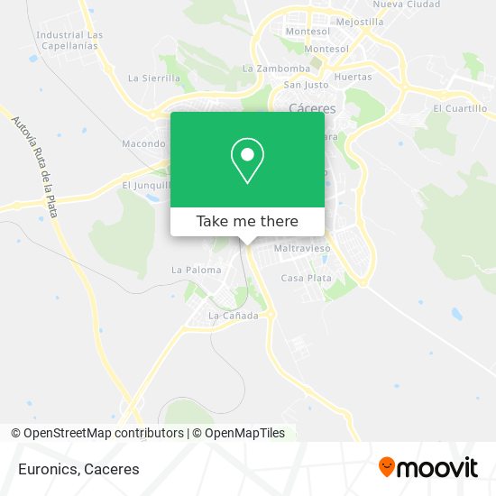 Euronics map