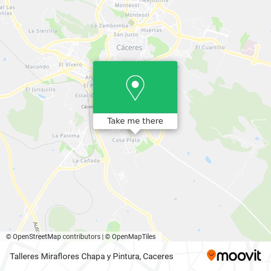 Talleres Miraflores Chapa y Pintura map