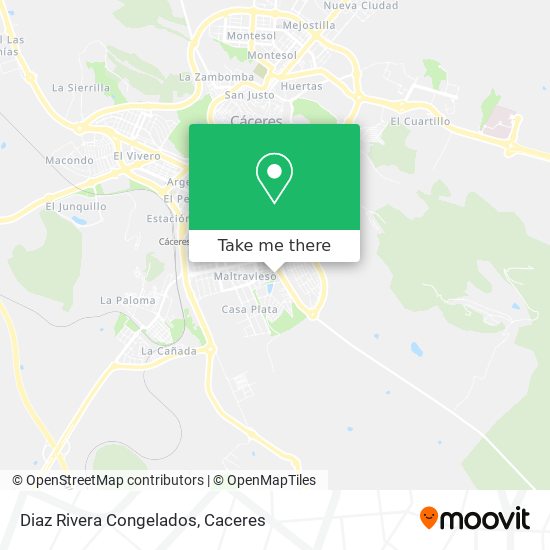 Diaz Rivera Congelados map