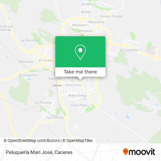 Peluquería Marí José map