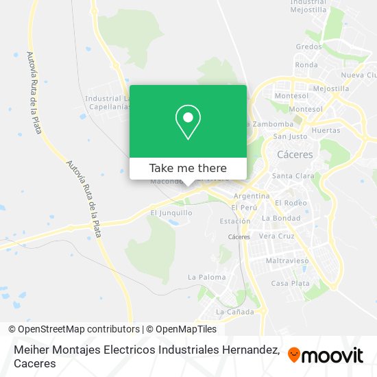 mapa Meiher Montajes Electricos Industriales Hernandez