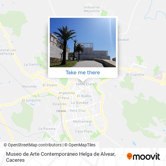 Museo de Arte Contemporáneo Helga de Alvear map