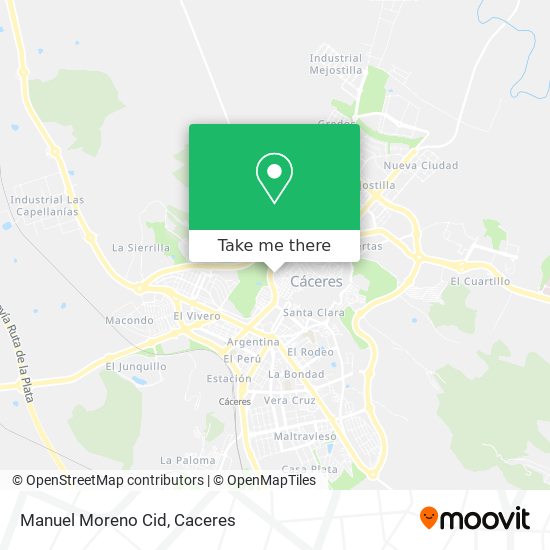 Manuel Moreno Cid map