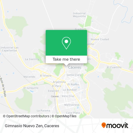 Gimnasio Nuevo Zen map