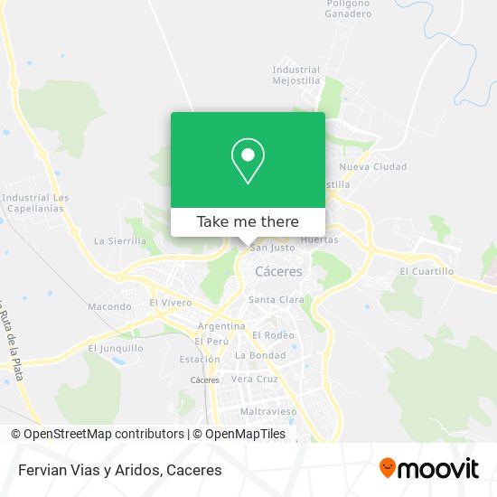 Fervian Vias y Aridos map