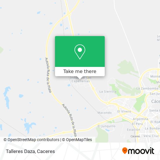 Talleres Daza map
