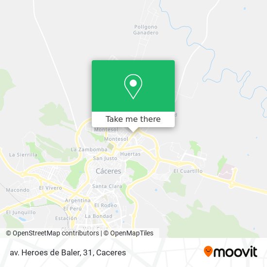 av. Heroes de Baler, 31 map