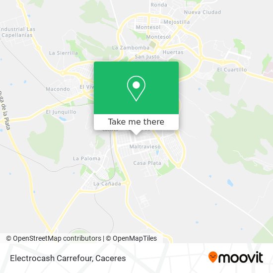 Electrocash Carrefour map