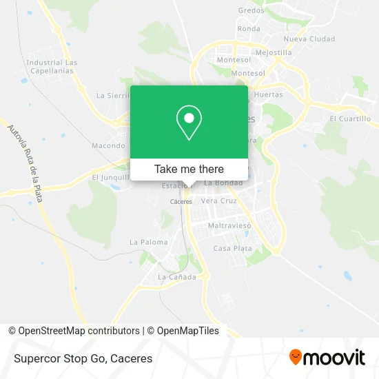 Supercor Stop Go map