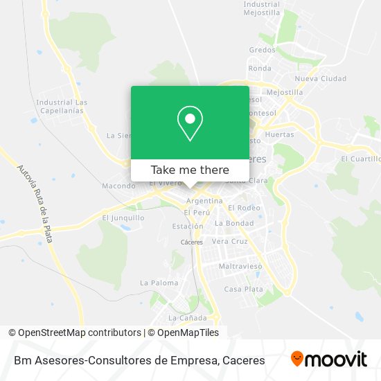 mapa Bm Asesores-Consultores de Empresa