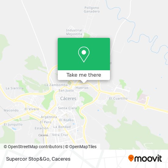 Supercor Stop&Go map