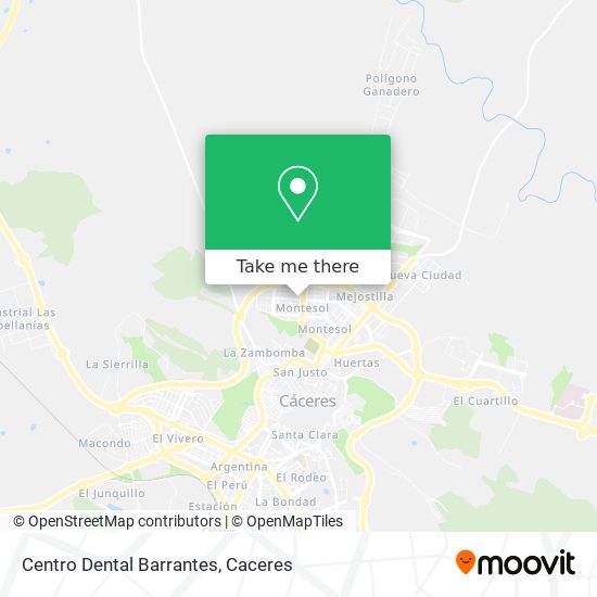 Centro Dental Barrantes map