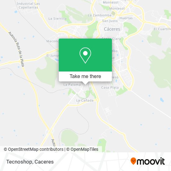 Tecnoshop map