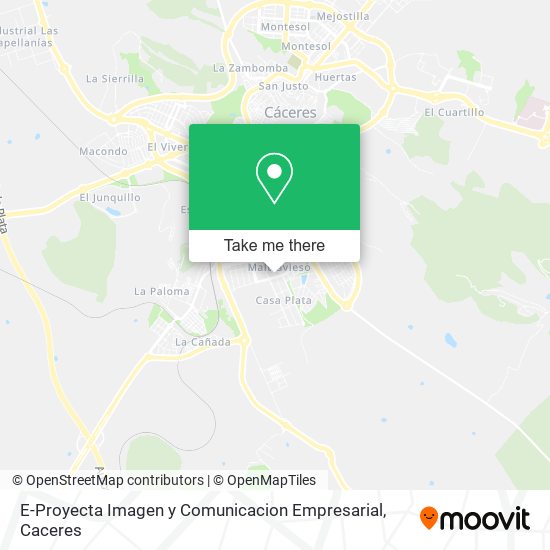 mapa E-Proyecta Imagen y Comunicacion Empresarial