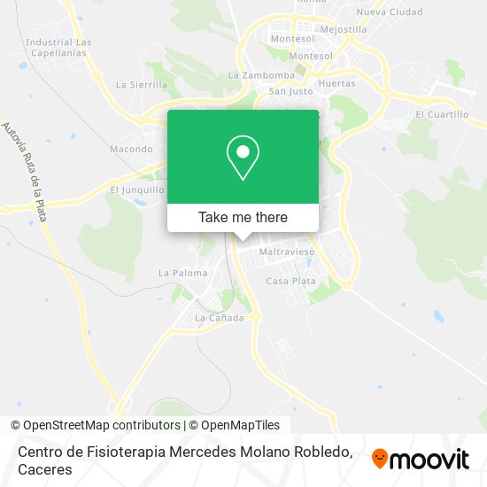 Centro de Fisioterapia Mercedes Molano Robledo map