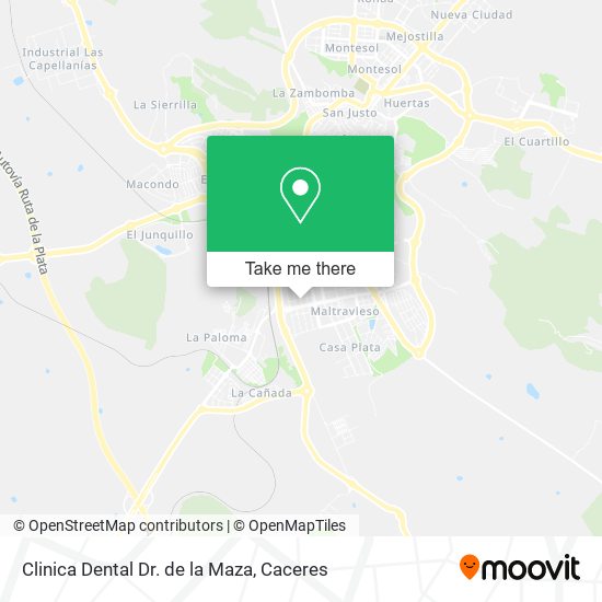 Clinica Dental Dr. de la Maza map