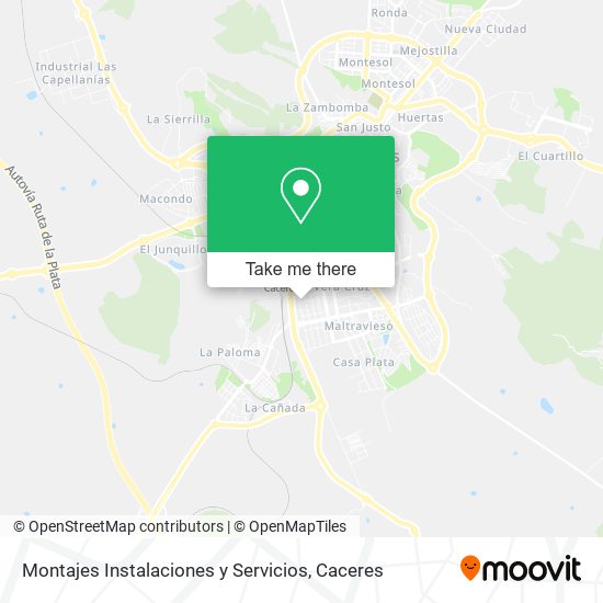 Montajes Instalaciones y Servicios map