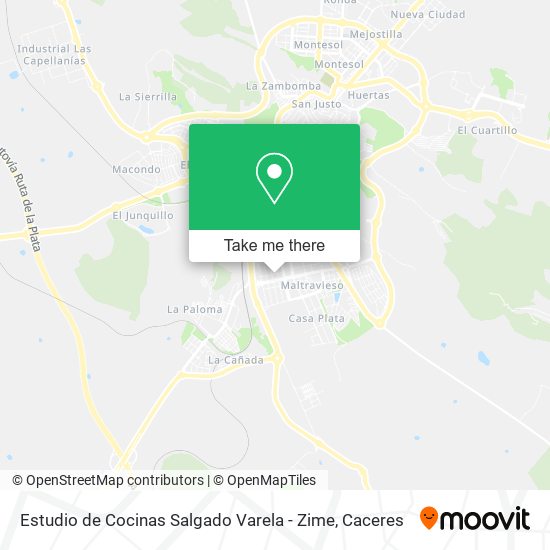 Estudio de Cocinas Salgado Varela - Zime map