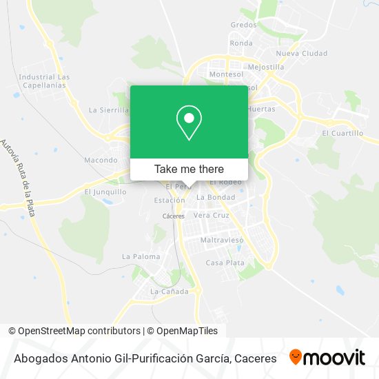 mapa Abogados Antonio Gil-Purificación García