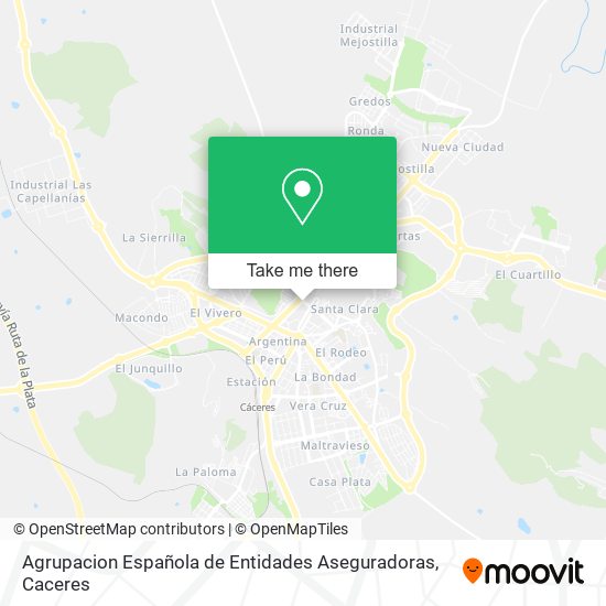 Agrupacion Española de Entidades Aseguradoras map