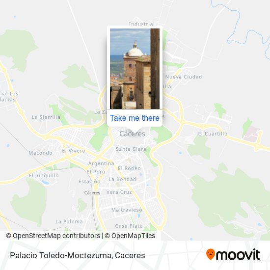 Palacio Toledo-Moctezuma map