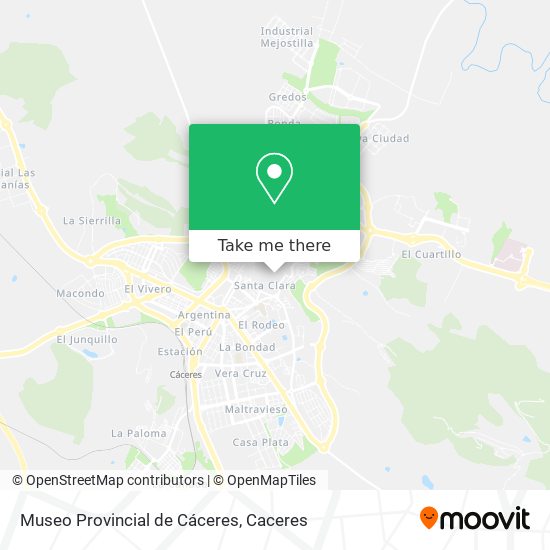 Museo Provincial de Cáceres map