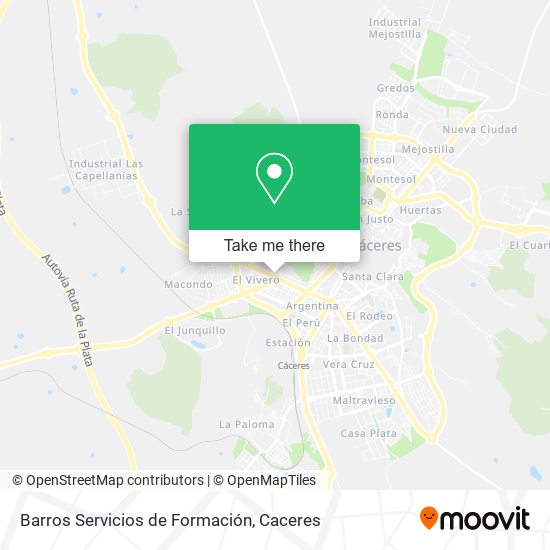 mapa Barros Servicios de Formación