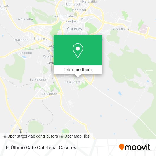 El Último Cafe Cafeteria map